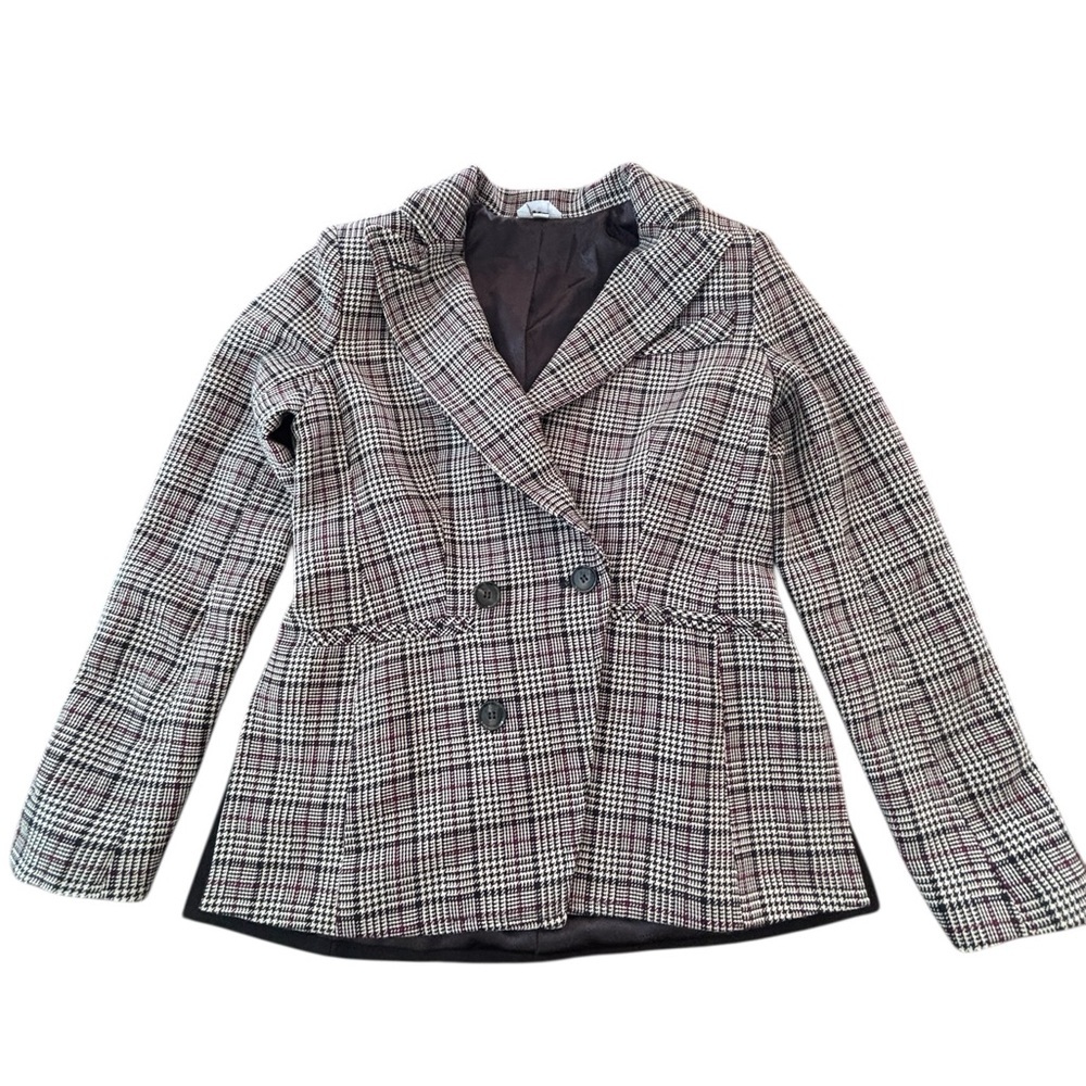 SØSKEN Classic Plaid Structured Blazer
